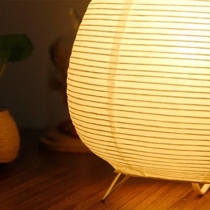 Japanese Rice Paper Lantern Table Lamp