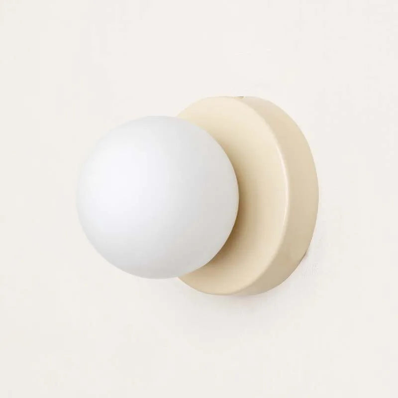 Mini Glass Globe Wall Sconce