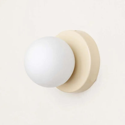 Mini Glass Globe Wall Sconce
