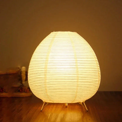 Japanese Rice Paper Lantern Table Lamp